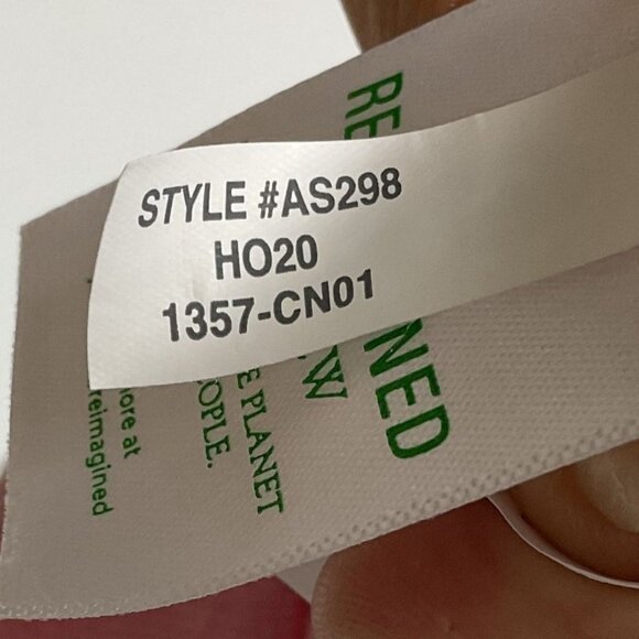 NWT J. Crew Factory Ruffleneck Sweater, XL, Heather Hibiscus, 100% Cotton - Picture 9 of 10